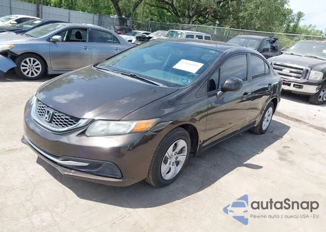 2013 Honda Civic Lx from USA, damaged, VIN 2HGFB2F54DH511717